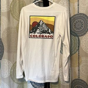 New Colorado long sleeve men’s T-shirt with sunset
